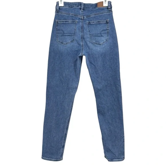 American Eagle Blue Jeans Stretch Denim Size 6 Long Women's - Picture 8 of 11